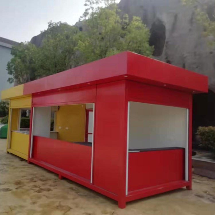 售貨亭 廠家直銷戶外移動售貨亭景區公園不銹鋼移動小賣部可定制