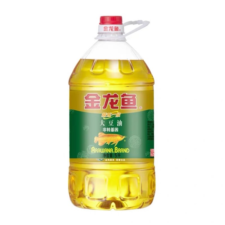 金龍魚5L精煉一級大豆油 非轉基因大豆油 健康食用油 送禮