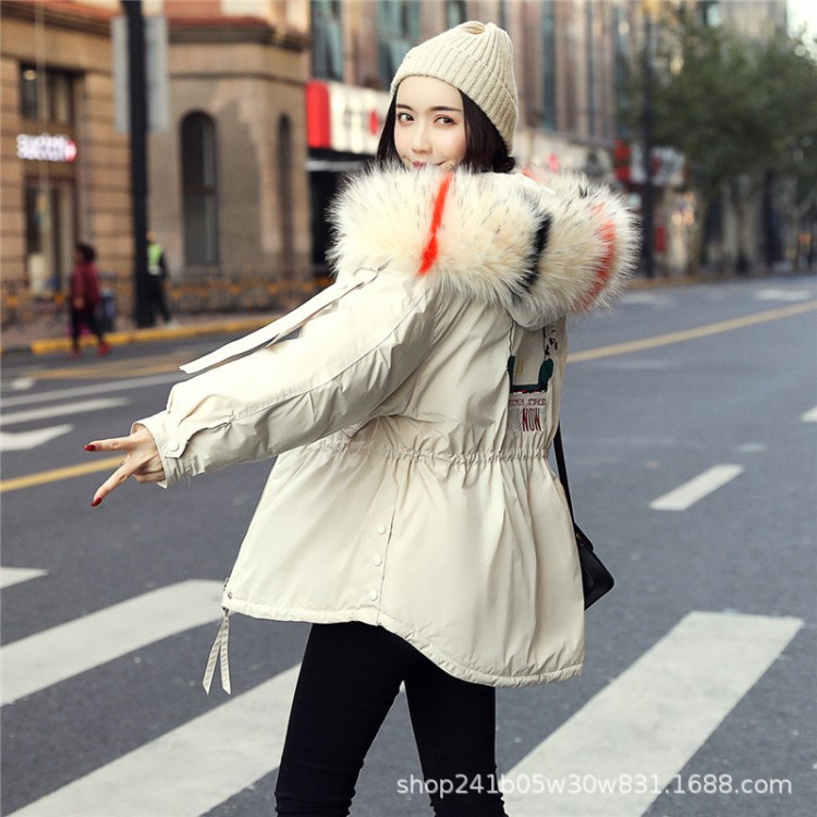 女裝中長款棉服 2019冬裝新款韓版棉服外套廠家直銷外貿地攤批發