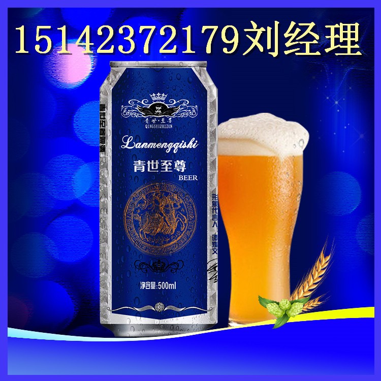 便宜流通啤酒供應(yīng)/8度500毫升9罐裝啤酒代理高安/井岡山