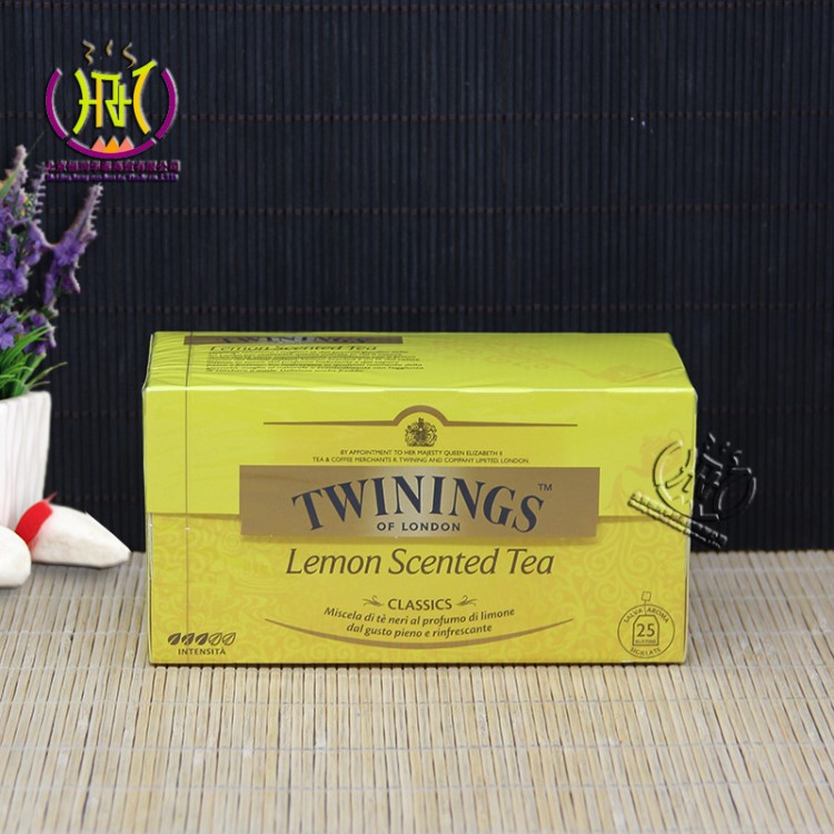 英國(guó) twinings 川寧沁香檸檬紅茶2G*25片/盒