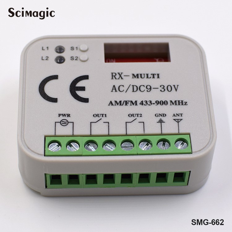 SMG-662MRX BFT,FAAC,SOMMER 300-900MHZ 遙控器接收器 開關(guān)