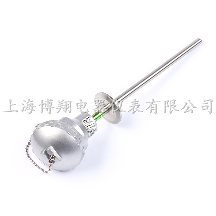 衛(wèi)生型溫度傳感器 鉑熱電阻 卡盤式溫度傳感器 快裝卡箍探頭pt100