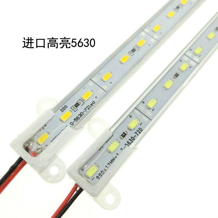 戶外防水高亮LED硬燈條12V 5730護欄亮化地鐵燈箱廣告牌專用燈條