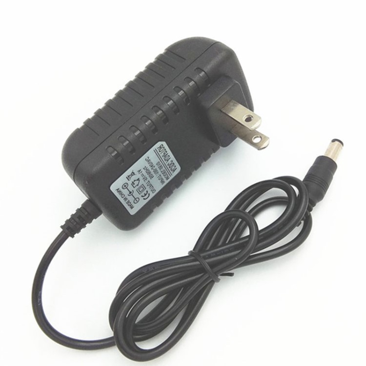 直流DC12V0.6a/600mah 12v1a電源適配器 插墻式美規充電器