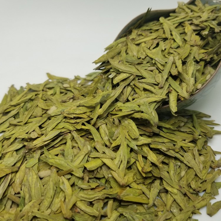 2019新茶 梅家塢茶農(nóng)龍井茶 明前龍井群體種綠茶葉濃豆香散茶批發(fā)