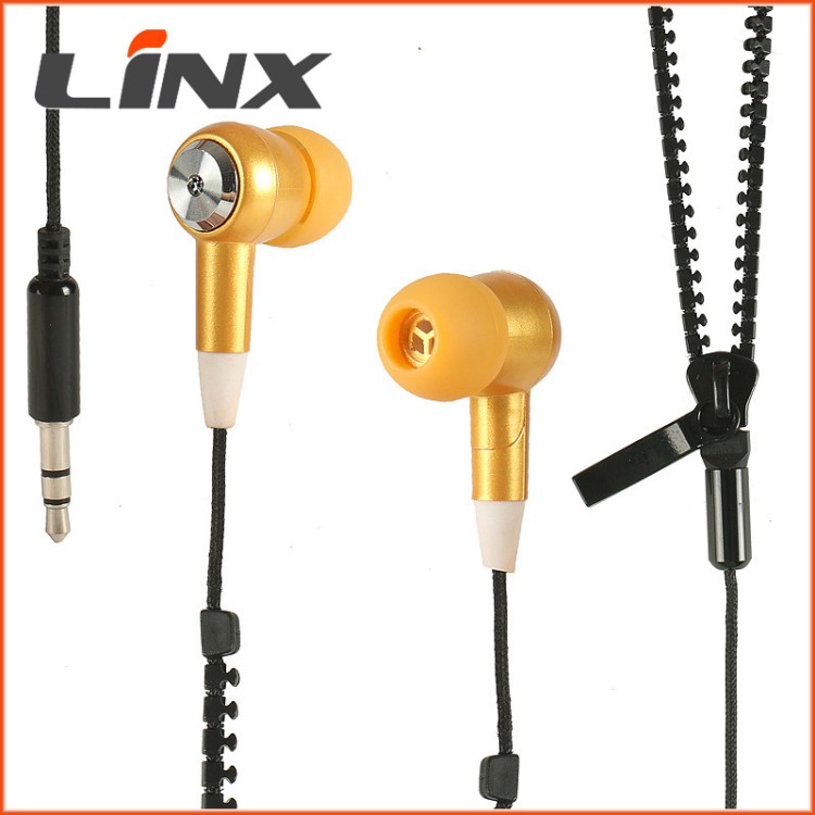 供應(yīng) 入耳式MP3音樂耳機(jī) LINX金色品牌手機(jī)耳機(jī)LX-216