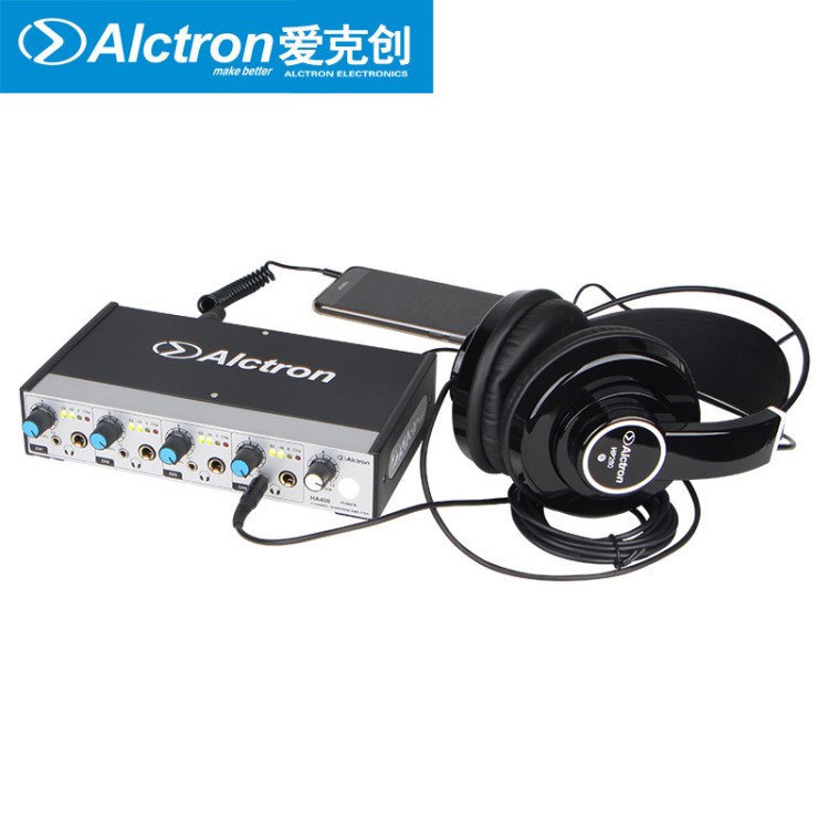 Alctron/爱克创 HA400四路耳机放大器耳机分配器四路耳放