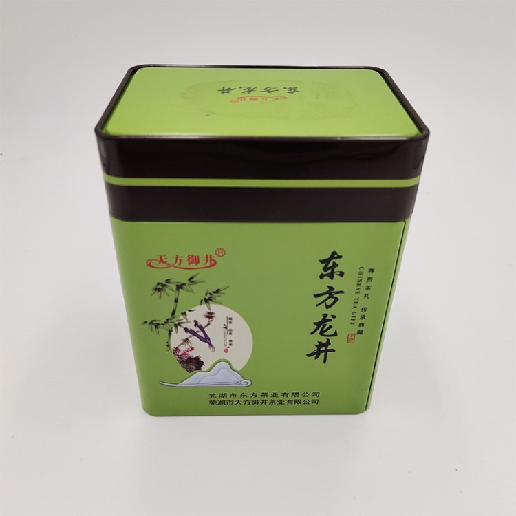 產(chǎn)地貨源廠家代加工 綠茶茶葉 東方龍井茶 鐵盒離合包裝茶葉