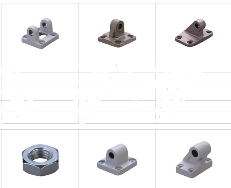 氣缸固定座氣缸連接座氣缸安裝底座單耳環(huán)支撐件氣缸雙耳環(huán)支架