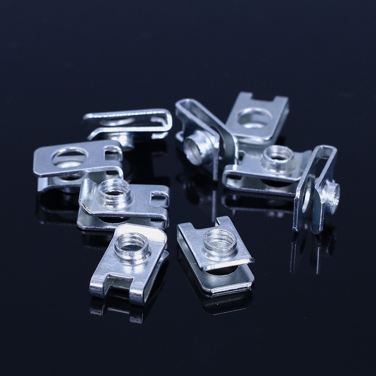 夾片卡式螺母固定螺帽自攻螺絲螺母卡片摩托車電動車塑件專用夾片