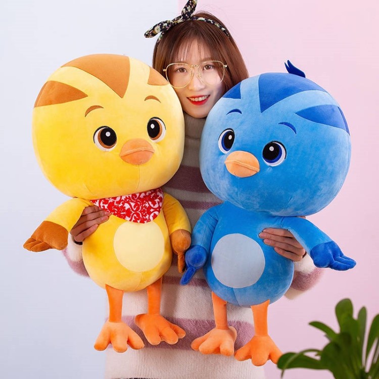 萌雞小隊(duì)毛絨玩具套裝可愛小雞公仔美佳可愛玩偶兒童女生生日禮物