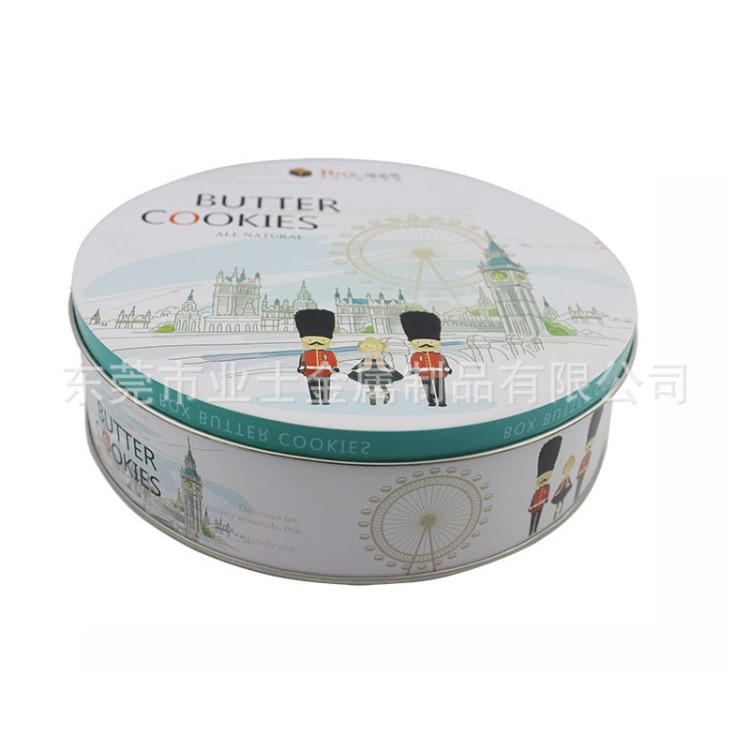 生產廠家直銷馬口鐵小清新新疆大棗包裝鐵盒 圓形土特產金屬盒