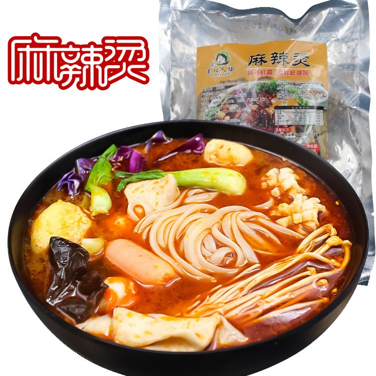 東北大媽麻辣燙270g 真空袋裝方便速食自煮牛筋面面條川辣