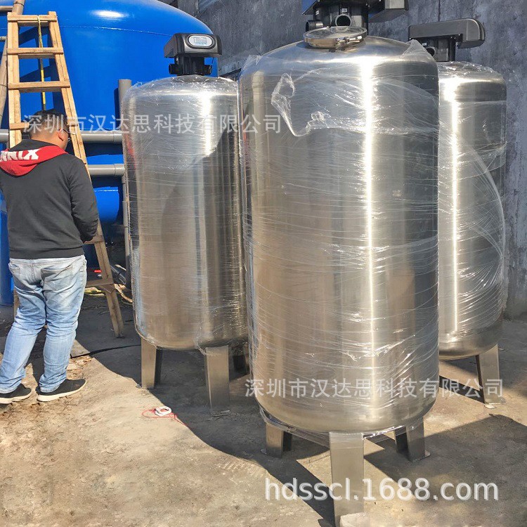 錳沙過濾罐除鐵錳機械過濾器水處理凈化襯膠碳鋼全自動反洗過濾器