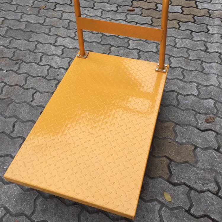 平板推车四轮静音手推车加厚搬运卸货推车平板拖车物流小推车