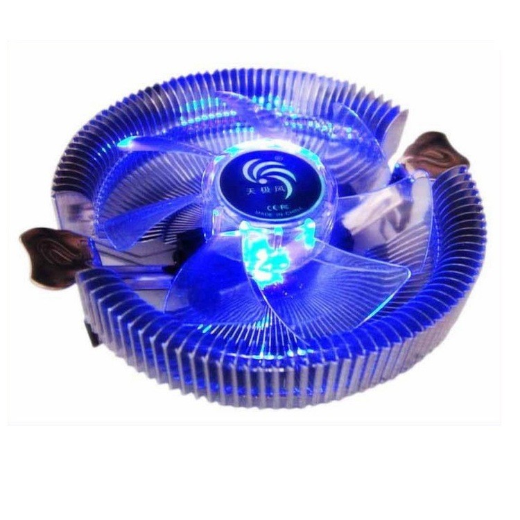 天極風(fēng)波賽冬 多平臺(tái)CPU散熱器帶LED藍(lán)燈 兼容1155 775 AMD工廠