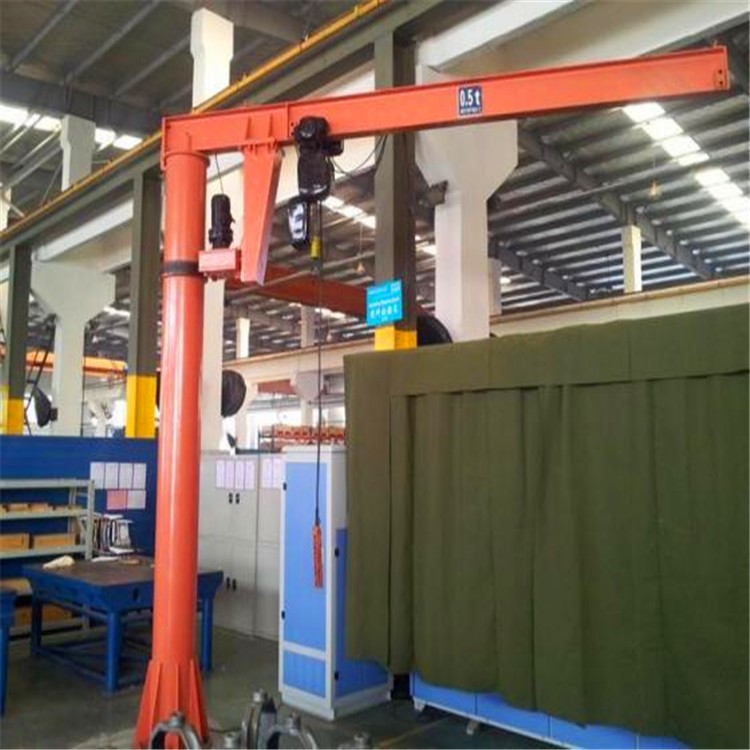 供應(yīng)BZD型柱式懸臂起重機 1t電動懸臂吊小型固定式起重機 平衡吊