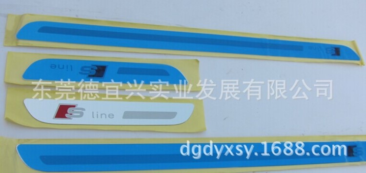 適用于奧迪門檻條A4LA6L S-LINE字標迎賓踏板奧迪S4S6TTQ5迎賓條