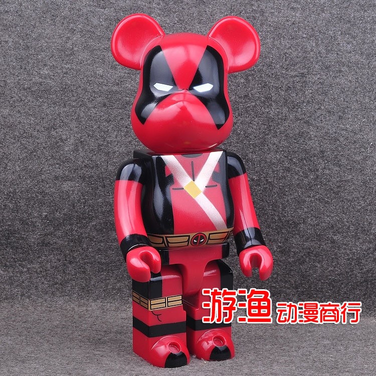 bearbrick 積木熊暴力熊 復(fù)仇者 死侍 積木熊人偶手辦模型400%