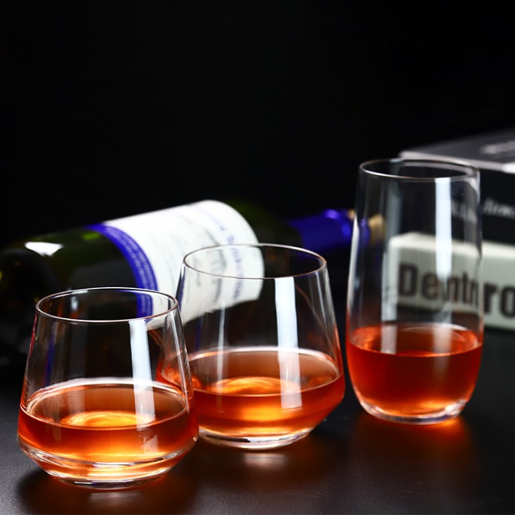 水晶玻璃威士忌肖特杯 家用水杯茶杯牛奶飲料果汁杯 餐廳酒店酒杯