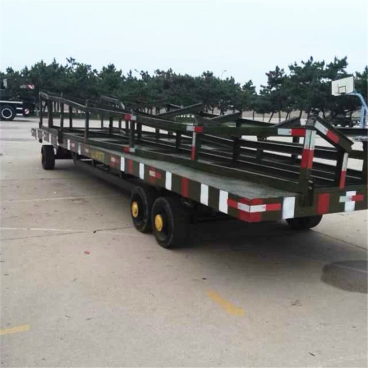 高密建華機械廠直銷 2噸平板拖車 重型工具車拖車批發