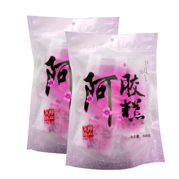 山東東阿特產(chǎn)阿膠片塊手工阿嬌糕固元膏散裝紅棗枸杞味批發(fā)