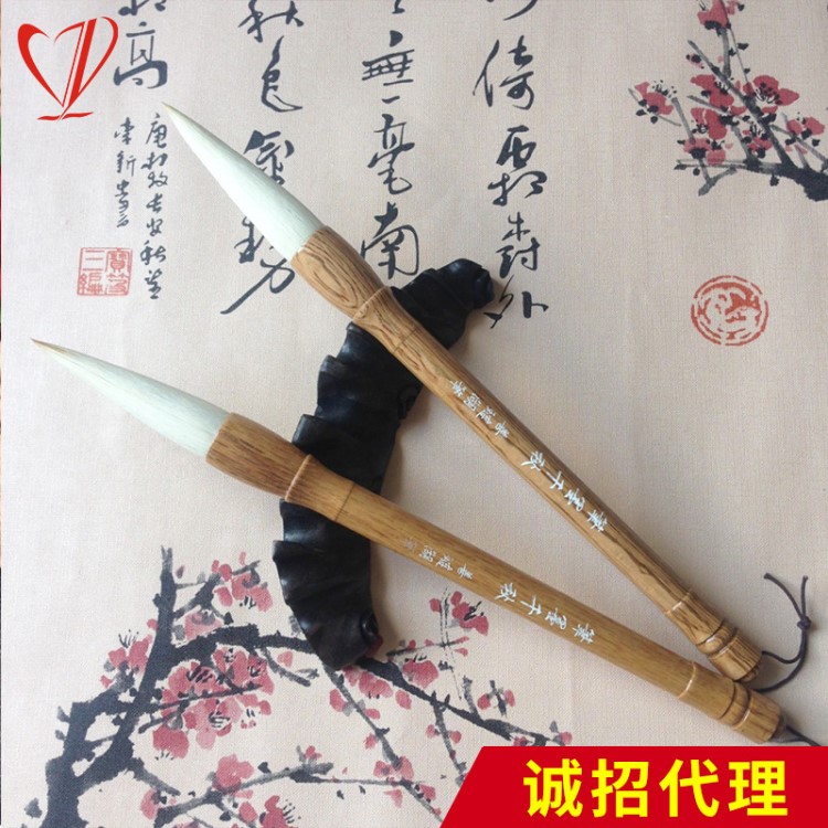廠家直銷筆墨千秋特大號斗筆 抓筆書法對聯練習用兼毫提斗大毛筆