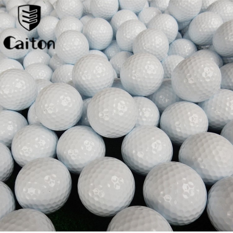 高爾夫雙層練習球 合成橡膠沙林PU比賽球 高爾夫用品 golf ball