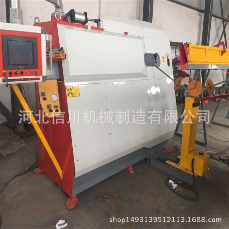 供應(yīng)數(shù)控鋼筋彎箍機 新型調(diào)直切斷彎箍一體機 建筑工地盤螺彎曲機