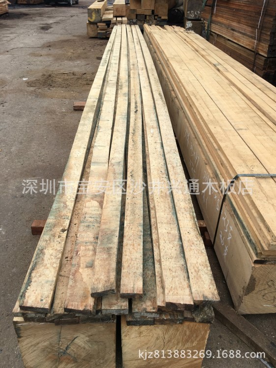 巴勞木(梢木)木材 福建省南平市廠家批發(fā) 做戶外景觀黃梢木