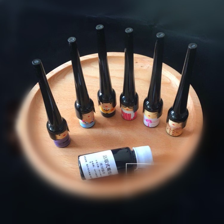 彩妝DIY 6色卡通 眼線瓶 5ml 亮面筆桿 方便灌裝 使用簡單