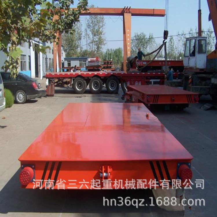 訂做 電動運輸平板車  10噸   20噸[電動平板車]3  0噸軌道地平車