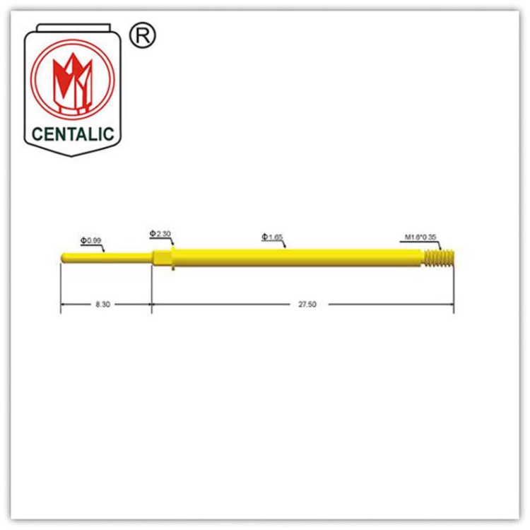 先得利CHL165-J(8.3)-5GG(B)線束測(cè)試針 電路板彈簧測(cè)試探針