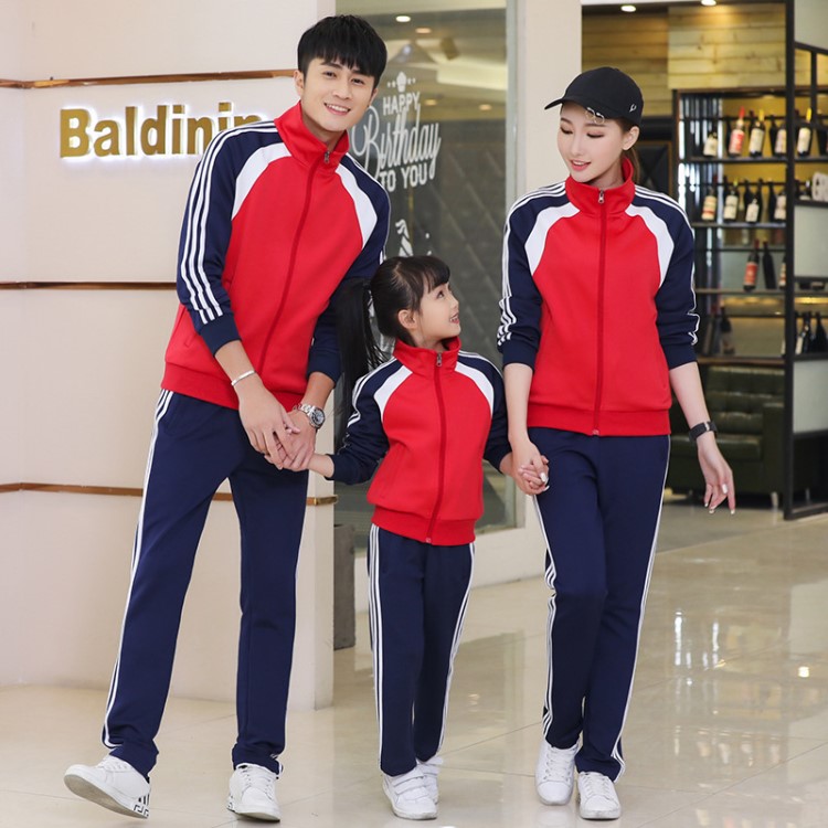 2019學生運動服校服團體服運動套裝定制定做親膚面料廠家直銷
