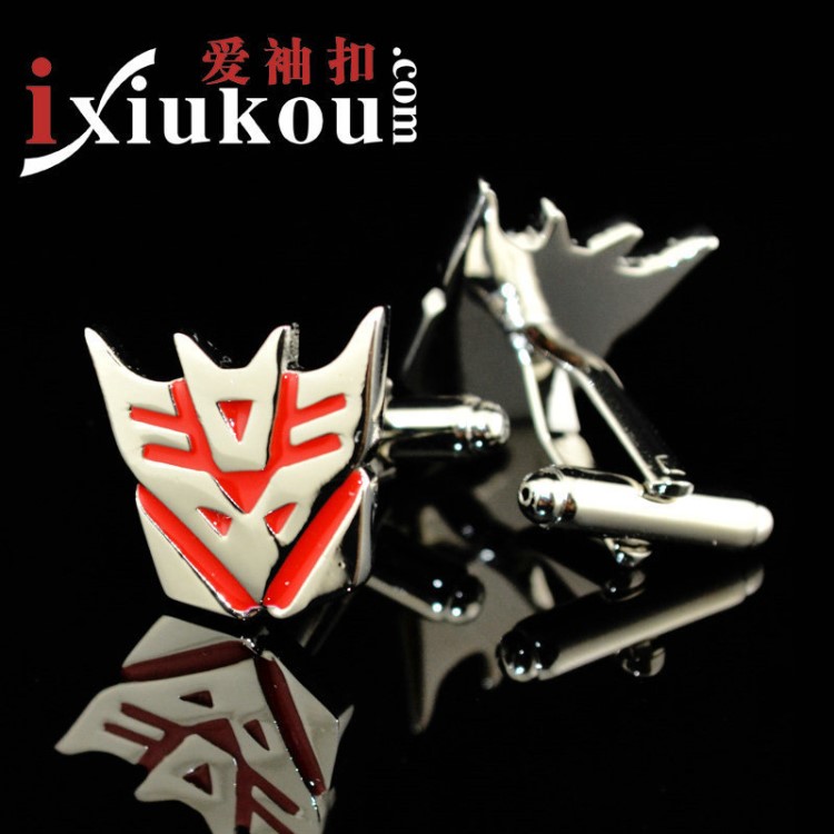 英博ixiukou電影動(dòng)漫魚形袖扣袖釘男法式紐扣Cufflinks/210007