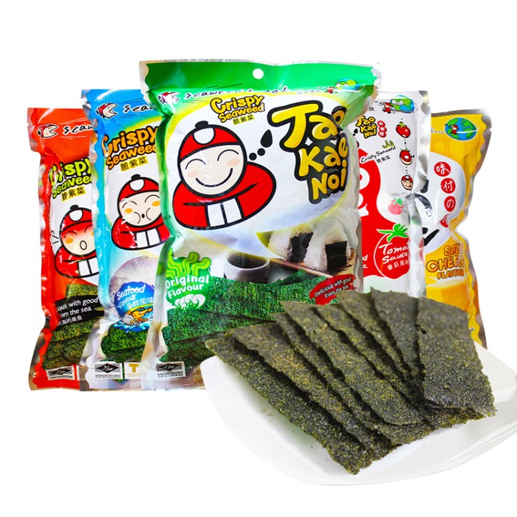 泰國小零食 老板仔炸海苔 即食紫菜海苔32g網紅小零食