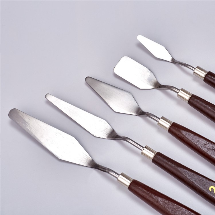 廠家直銷FS4-8 5支調色刀 陶泥陶藝工具 雕塑雕刻工具繪畫工具DIY