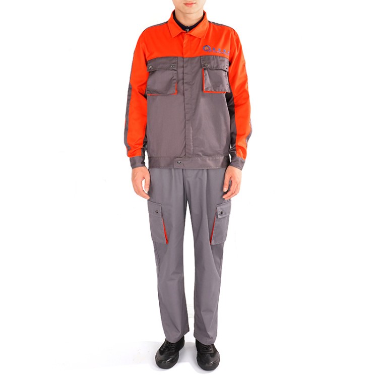 冬季工程服套裝長款可定制新款工藝車間工裝汽修服工衣套裝批發(fā)