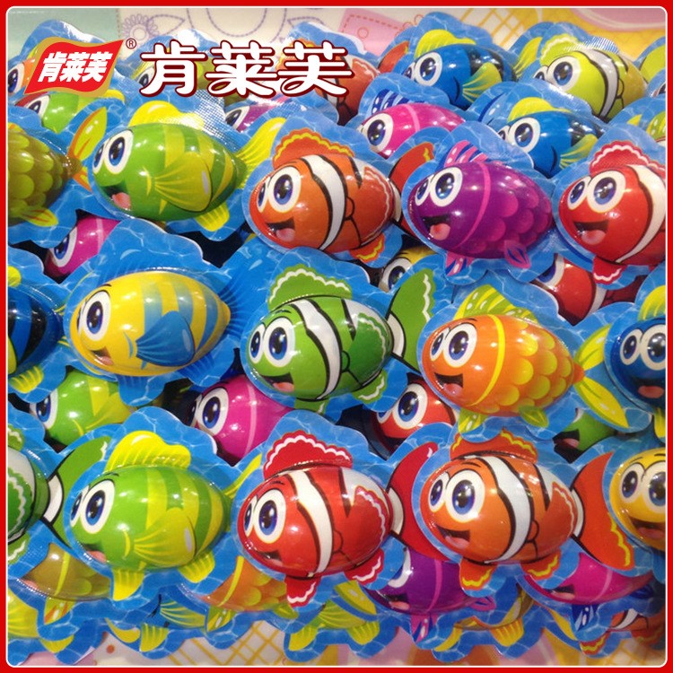 糖果六彩魚巧克力兒童趣味玩具好吃好玩零食小食品 廠家批發(fā)直銷