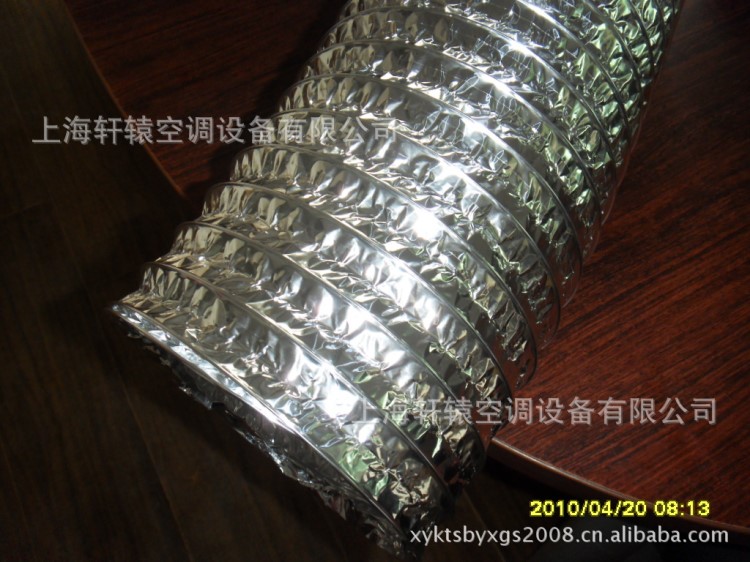 [廠家供應]單雙面鋁箔伸縮軟、鋁箔軟管排風管DN100*10m