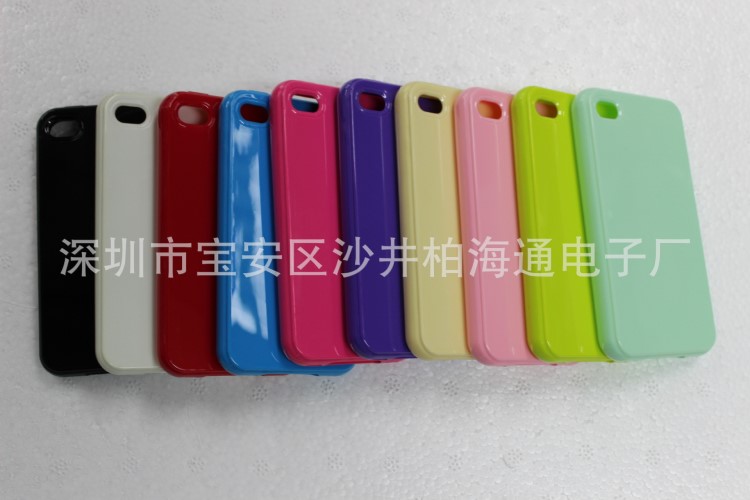 iphone4G蘋(píng)果手機(jī)套 1.5MM厚度 TPU清水套保護(hù)套糖果殼 軟套