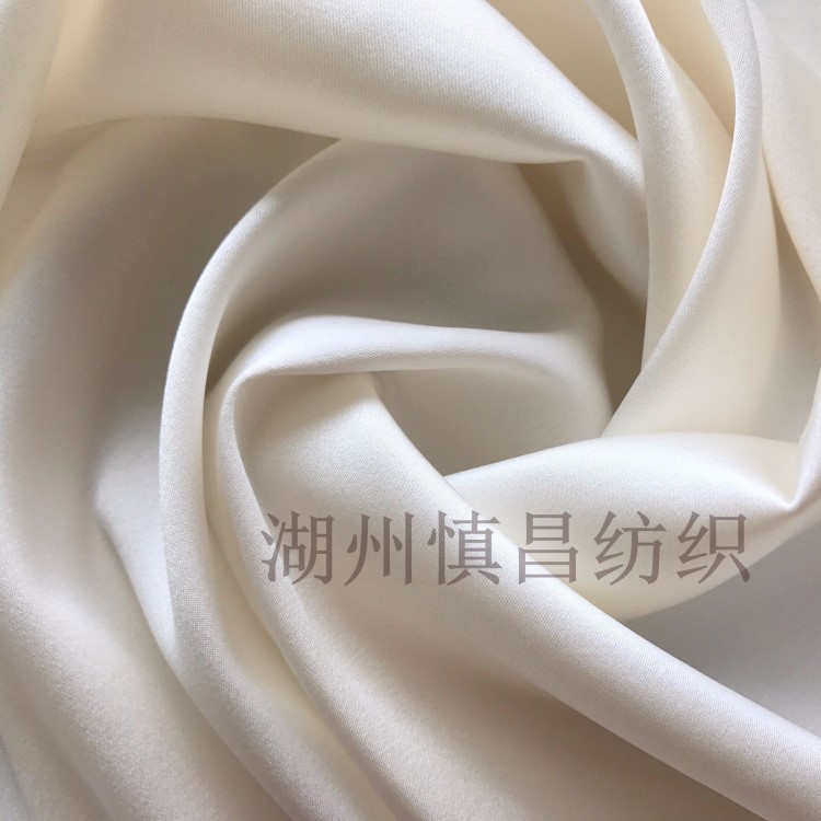 【厂家直销】 28mm真丝弹力缎 Elastic Silk Satin 白坯