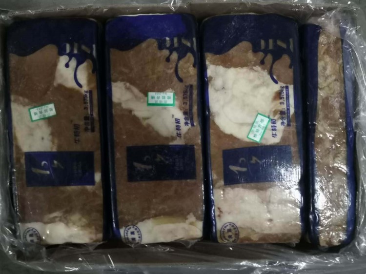 廠家批發(fā) 肥牛 速凍肥牛磚火鍋食材配料25KG/件 一件代發(fā)