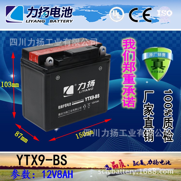 YTX9A-BS摩托車系列蓄電池 廠家直銷 熱賣 蓄電池 蓄電瓶