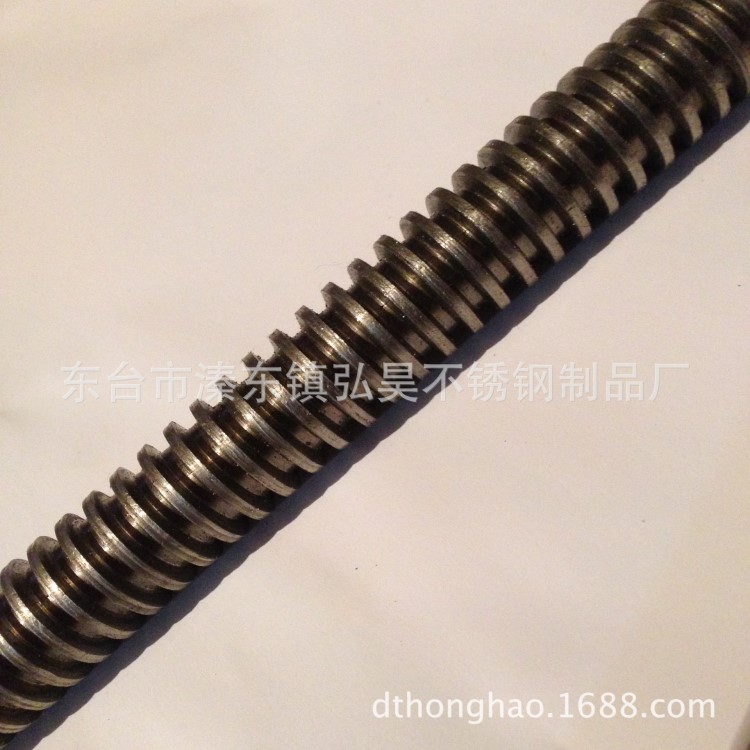 316L不銹鋼梯形牙絲杠螺栓螺母 可來(lái)圖來(lái)樣定制非標(biāo)加工