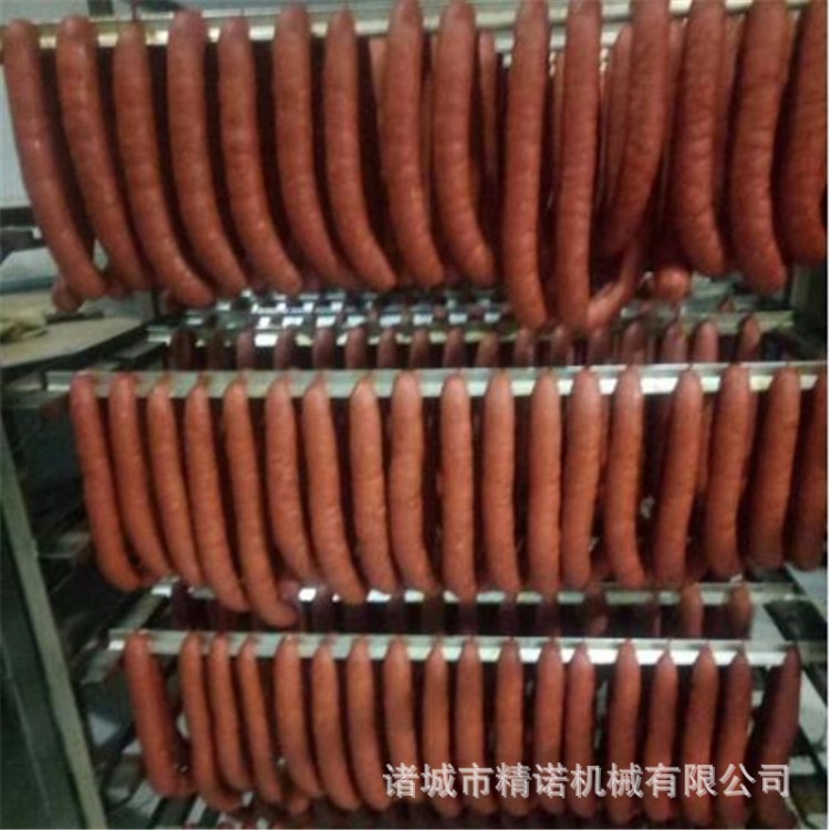 臘腸加工設備 紅腸加工設備 電加熱煙熏爐 廣西臘腸加工流水線