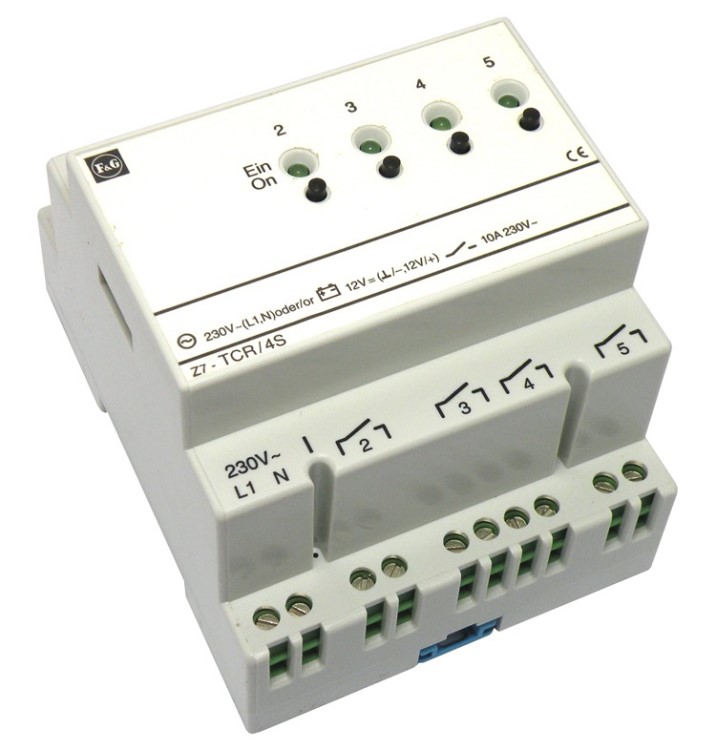德國金鐘.穆勒F&amp;G 控制繼電器 Z7-TCR/4S
