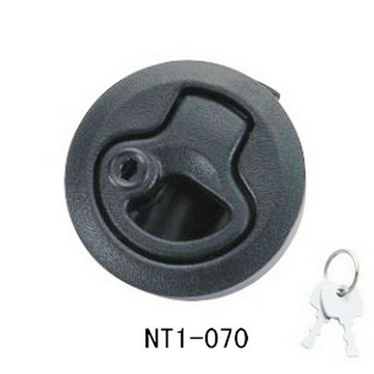 塑料鋅合金不銹鋼中型M1按壓式門鎖 1P-M16圓形箱柜面板門鎖