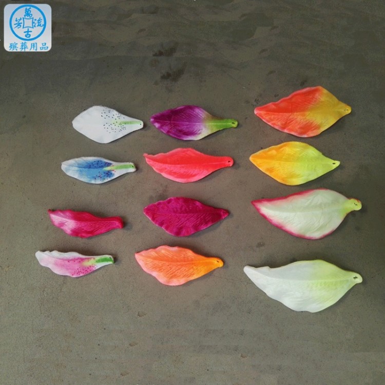 批發(fā)精品8厘米亮布小花片點(diǎn)綴用花 廠家直銷殯葬用品花圈材料